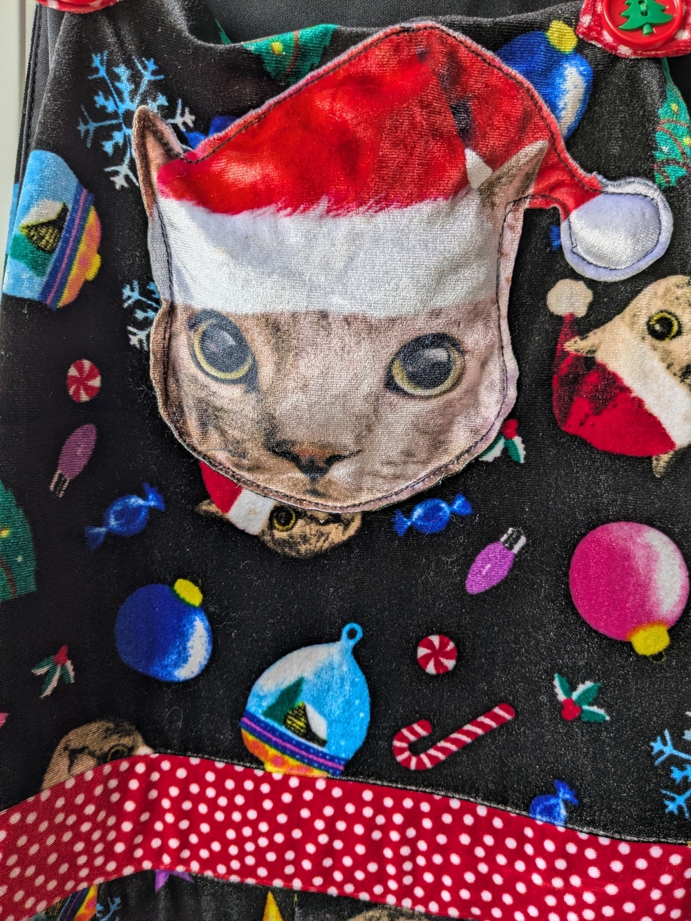 Festive Cat Christmas Pantsuit